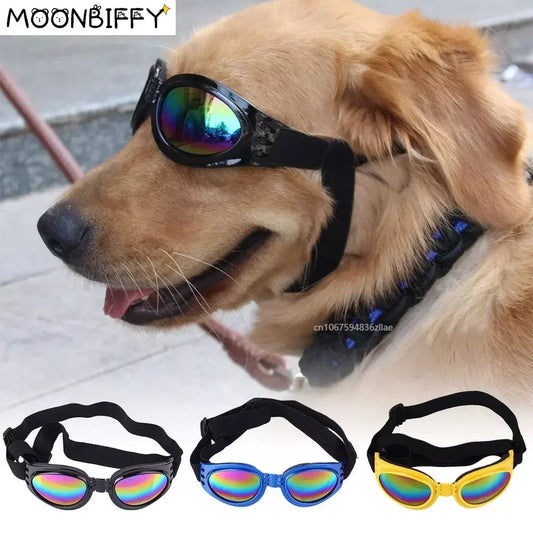 Pet Dog Sunglasses Summer Windproof Foldable Sunscreen Anti-Uv Goggles Pet Supplies Puppy Dog Accessories