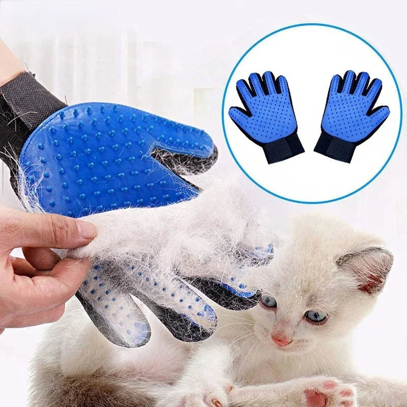 Cat grooming glove for cats wool  Pet Hair Deshedding Brush Comb  For Pet Dog Cleaning Massage  For Animal Sale