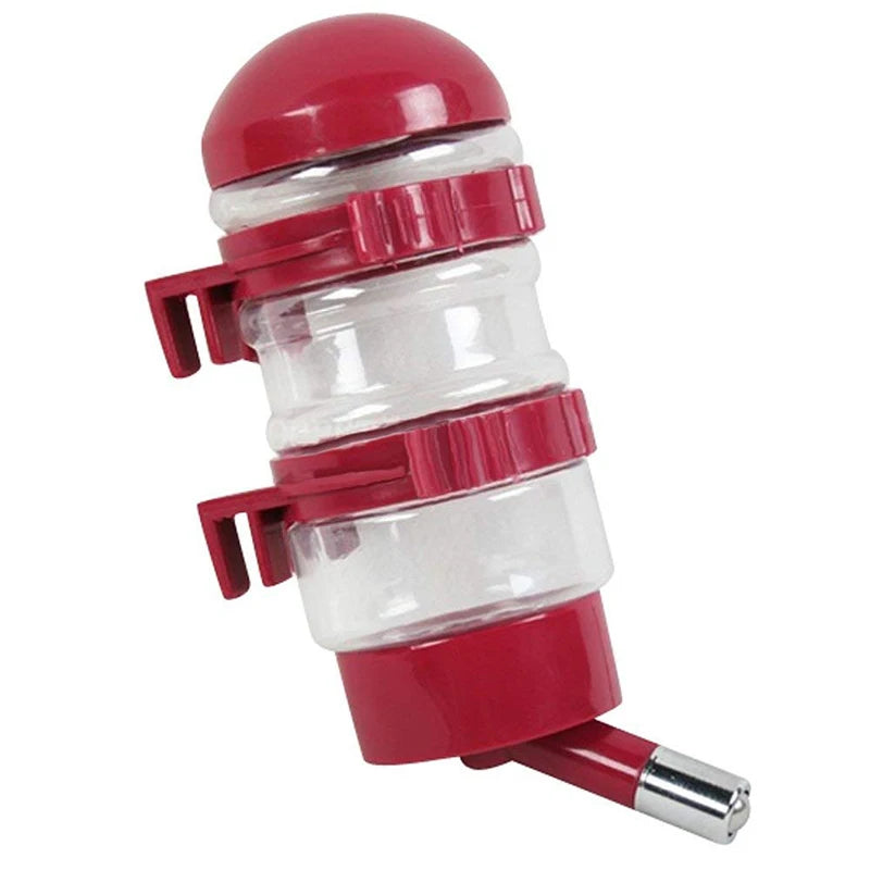 Cage Hanging Feeder Automatic Water Dispenser Bowl For Puppy Cats Hamster Pet Water Bottle Rabbit Cats Dogs Drinking Fountain