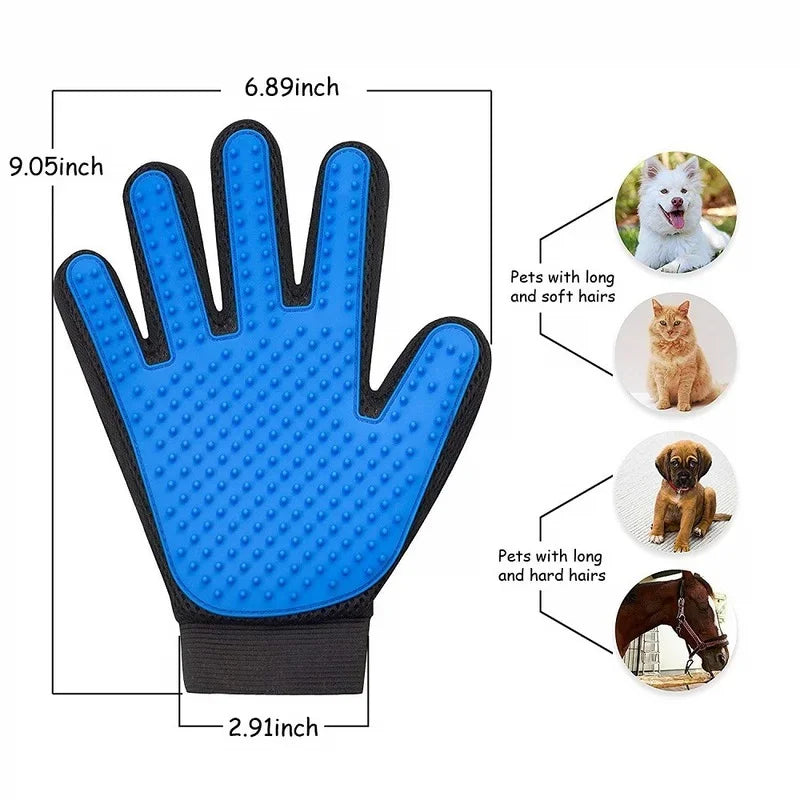 Cat grooming glove for cats wool  Pet Hair Deshedding Brush Comb  For Pet Dog Cleaning Massage  For Animal Sale